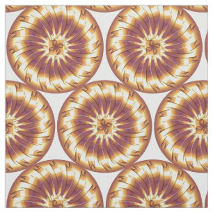 Tecido Elemento dourado do fractal