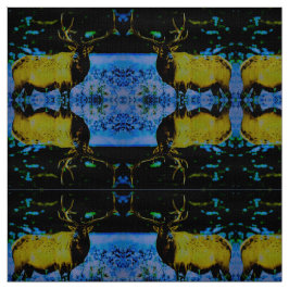 Tecido Elk de Grass Azul