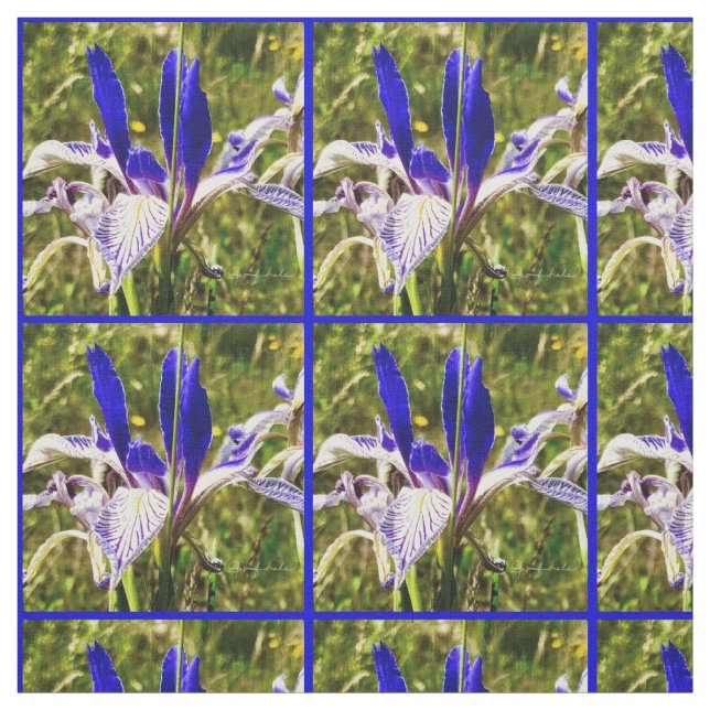 Tecido Elkhorn Mountain Iris (Modelo)