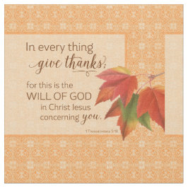 Tecido Em Cada Coisa Dá Obrigados - 1 Coisa. 5:18