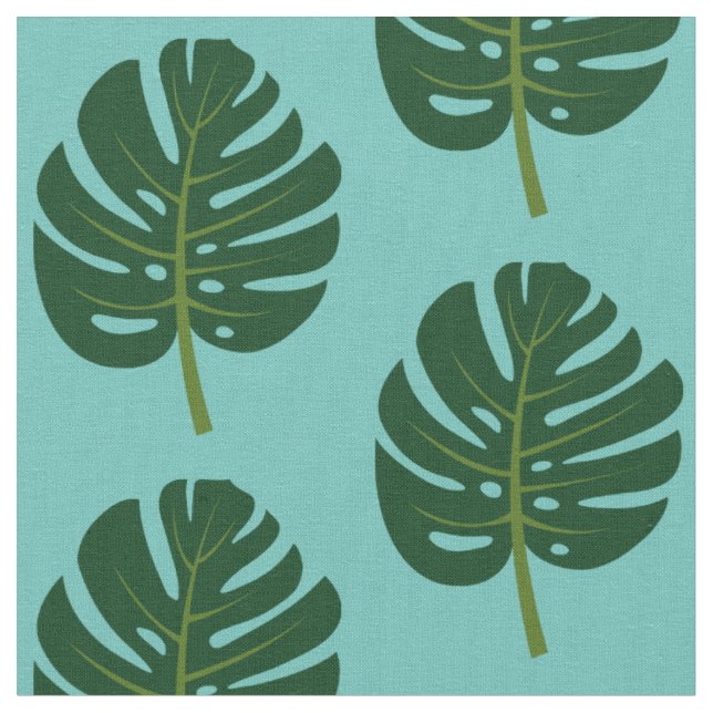 Tecido em folha de palmeira tropical do impressão (Detalhe)