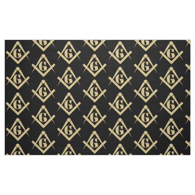 Tecido Emblema de Freemasonry (Fat Quarter)