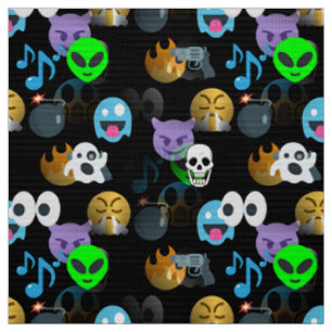 tecido emoji de halloween
