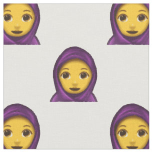 tecido emoji hijab