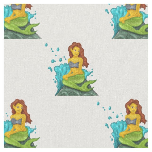 tecido emoji mermaid (Detalhe)