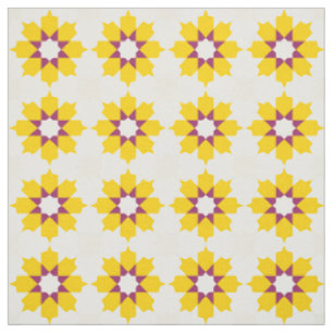 Tecido encaustico vintage amarelo meia pérola