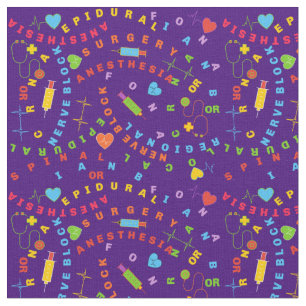 Tecido Enfermeira Anestesista CRNA