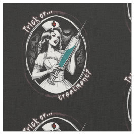 Tecido Enfermeira de Halloween