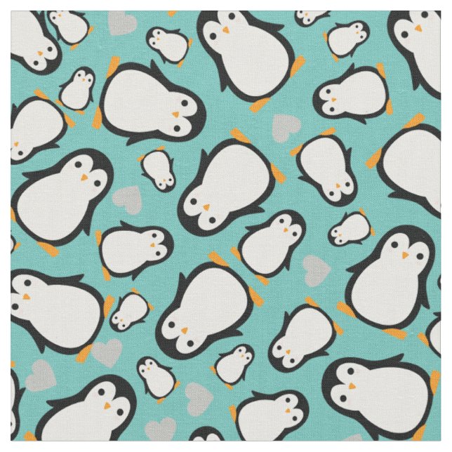 Tecido Enfermeiro de Enfermeiro de Bebê Pinguim Bonito (Detalhe)