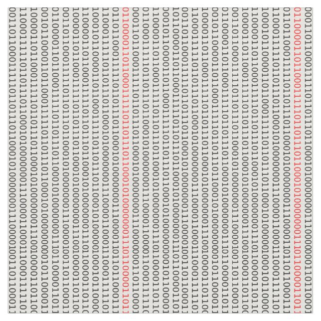 Tecido Engenheiro de computador de código binário (Detalhe)