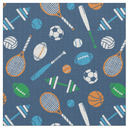 Tecido Equipamento desportivo com azul escuro