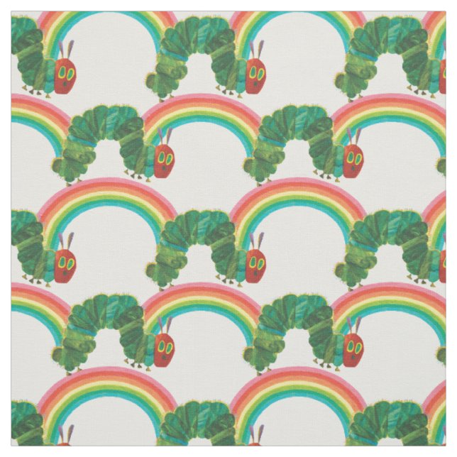 Tecido Eric Carle | Padrão De Lagarta Muito Faminta (Modelo)