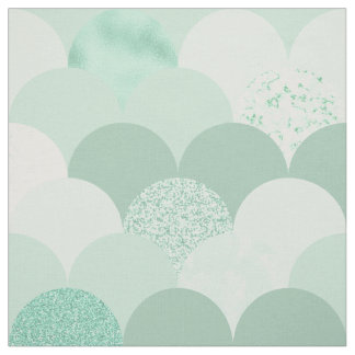 Tecido Escala verde de sereia