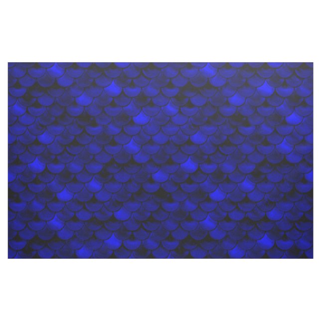 Tecido Escalas azuis escuro da sereia de Falln (Fat Quarter)