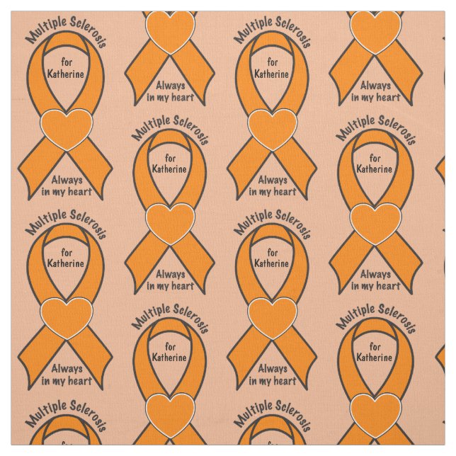 Tecido Esclerose múltipla, MS, fita customizável (Modelo)