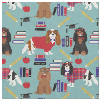Tecido Escola de professores Cavalier King Charles Spanie