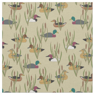 Tecido Escombros de Pato Vintage em Capas em Tan