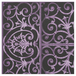 Tecido Escroto roxo e preto