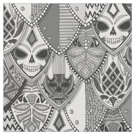 Tecido escudos góticos bw