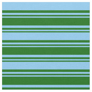 Tecido Escuro Verde e Céu Claro Escuro Tiras Coloridas Az