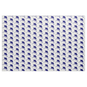 Tecido Espadim azul