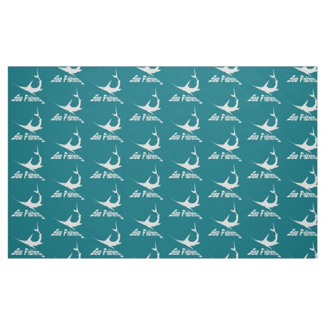 Tecido Espadim azul (Fat Quarter)