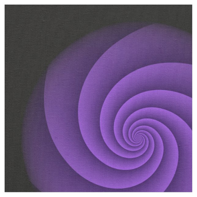 Tecido Espirais do poder - violeta + suas ideias (Detalhe)