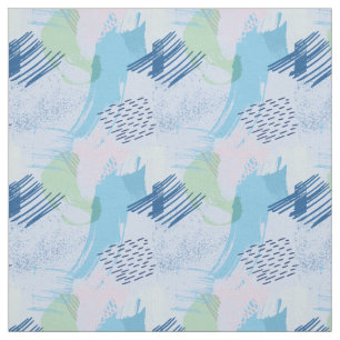 Tecido Espíritos e Linhas Desenhados à Mão