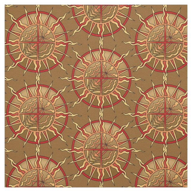 Tecido espiritual tribal dos elementos do tecido (Modelo)