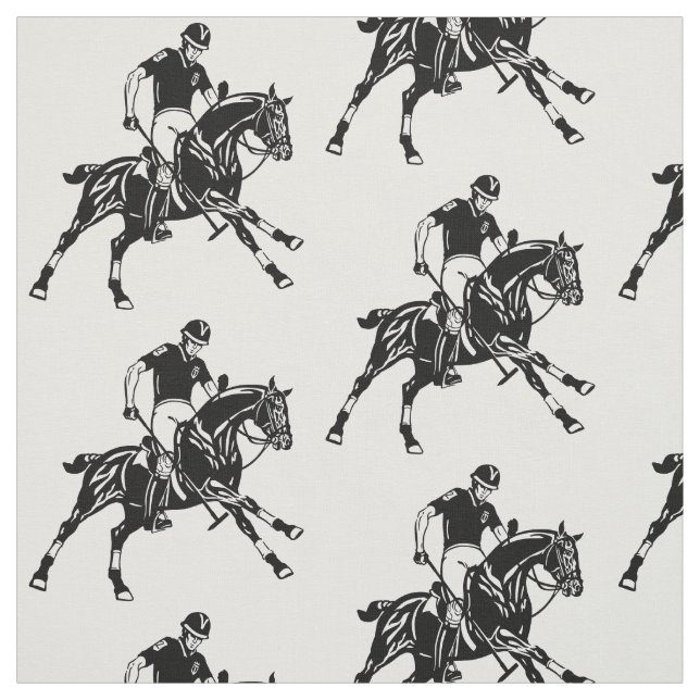 Tecido esporte de polo equestre (Modelo)