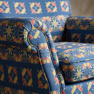 Tecido Estilo californiano espanhol mediterrânico vibrant