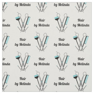 Tecido Estilo de Loja e Comb Hair - Adicionar Nome