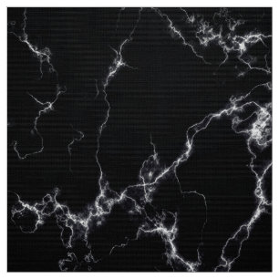 Tecido Estilo de mármore elegante 4 - preto e branco
