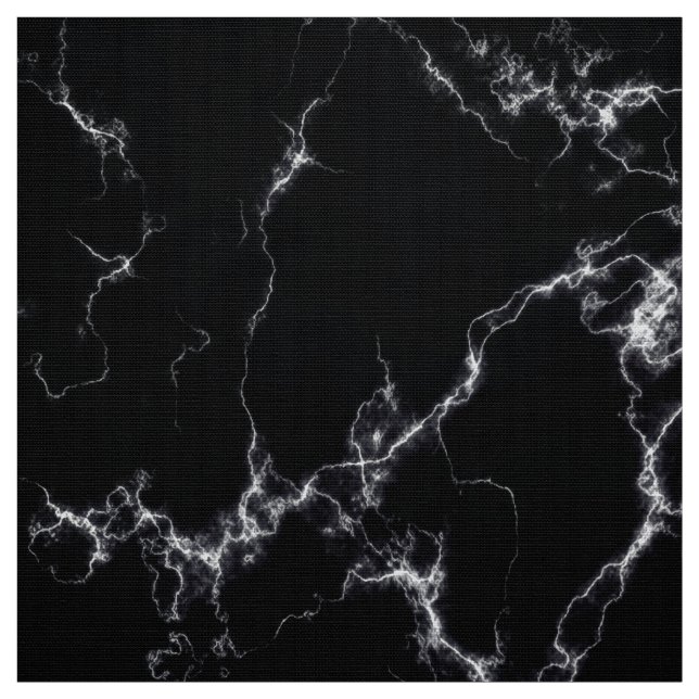 Tecido Estilo de mármore elegante 4 - preto e branco (Modelo)