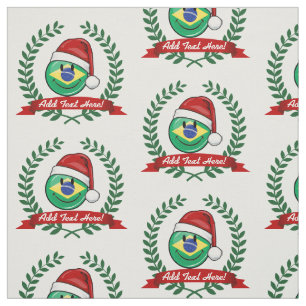 Tecido Estilo de Natal da Bandeira do Jolly
