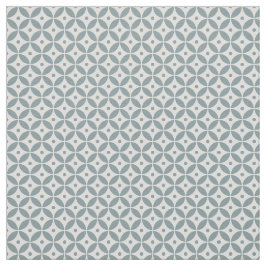 Tecido Estilo de Padrão Geométrico de Juniper Green