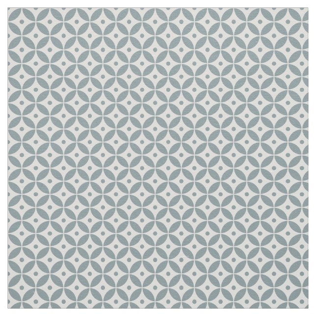 Tecido Estilo de Padrão Geométrico de Juniper Green (Modelo)