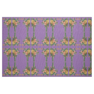 Tecido ESTILO FLORAL DO ARTESANATO DE MATERIAL-tecido