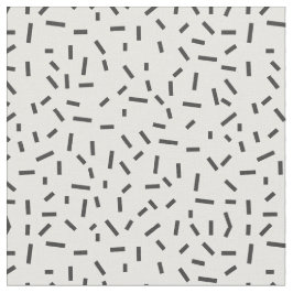 Tecido Estilo mínimo geométrico do abstrato do preto de