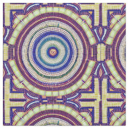 Tecido Estilo Mosaico Adorável Fácil Combinação com Creme