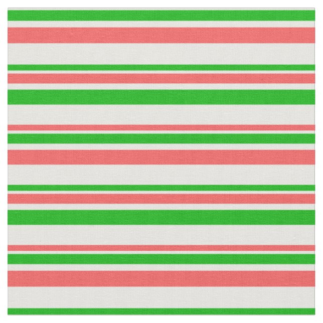 Tecido Estilos de Natal Vermelhos, Brancos, Verdes Colori (Detalhe)