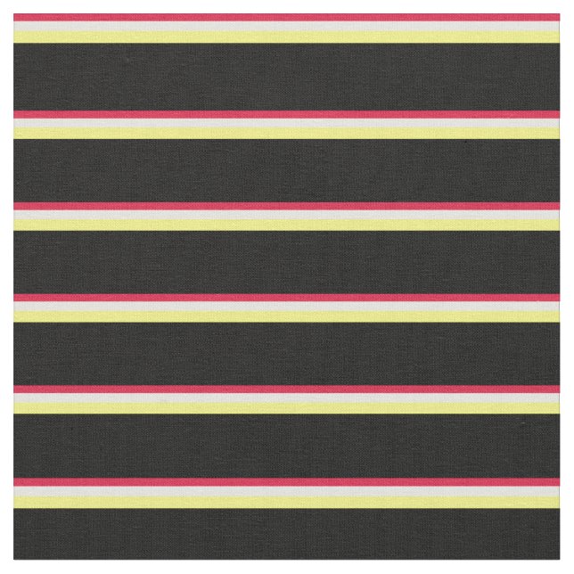 Tecido Estirpes, Amarelo claro, Amarelo e Preto (Detalhe)