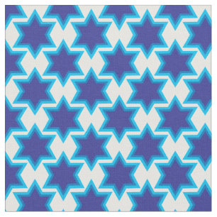 Tecido Estrela de David2, fundo e azulejo personalizados
