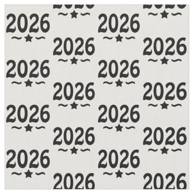 Tecido Estrela de Graduação Turma de 2026 Graduado (Detalhe)