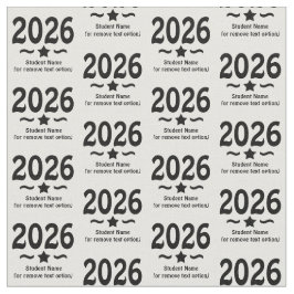 Tecido Estrela de Graduação Turma de 2026 Graduado