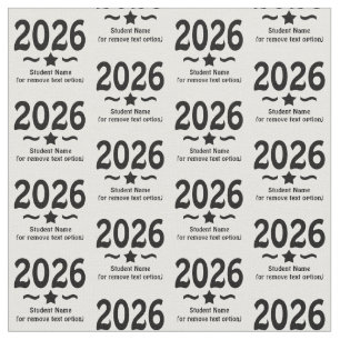 Tecido Estrela de Graduação Turma de 2026 Graduado