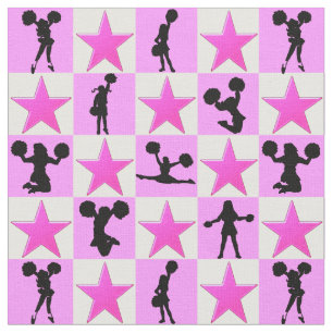 TECIDO ESTRELA DE PINK BONITO EU ADORO CHEER