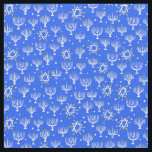 Tecido Estrela Menorah de David Hanukkah Padrão Azul Bran<br><div class="desc">Faça suas próprias artesanatos com esse tecido padronizado. Você pode personalizá-lo e adicionar texto também. Procure em meu compro muito mais cores e padrões! Se quiser algo personalizado,  por favor,  avise-me!</div>