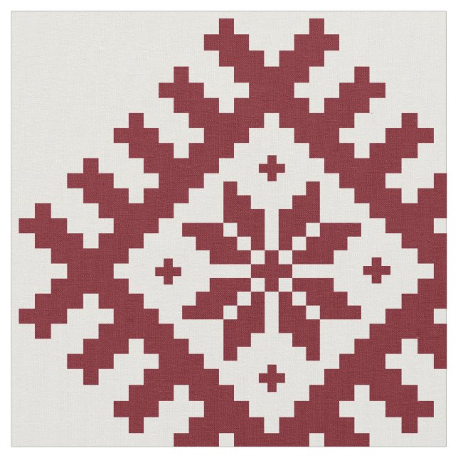 Tecido Estrela Nórdica (Detalhe)