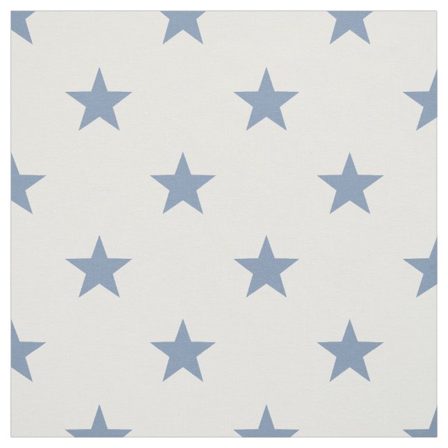 Tecido Estrelas Azuis Médias (escala grande) (Modelo)